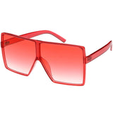 Women's Oversize Festival Color Tone Square Sunglasses C581 from zeroUV