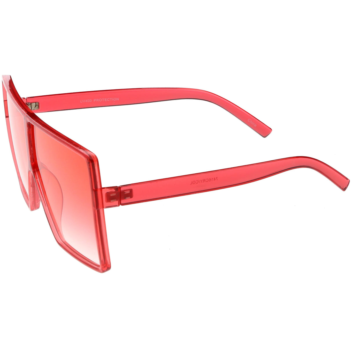 Women's Oversize Festival Color Tone Square Sunglasses C581 from zeroUV