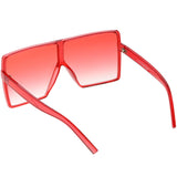 Women's Oversize Festival Color Tone Square Sunglasses C581 from zeroUV