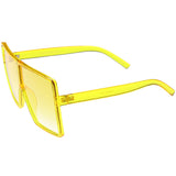 Women's Oversize Festival Color Tone Square Sunglasses C581 from zeroUV