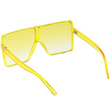 Women's Oversize Festival Color Tone Square Sunglasses C581 from zeroUV