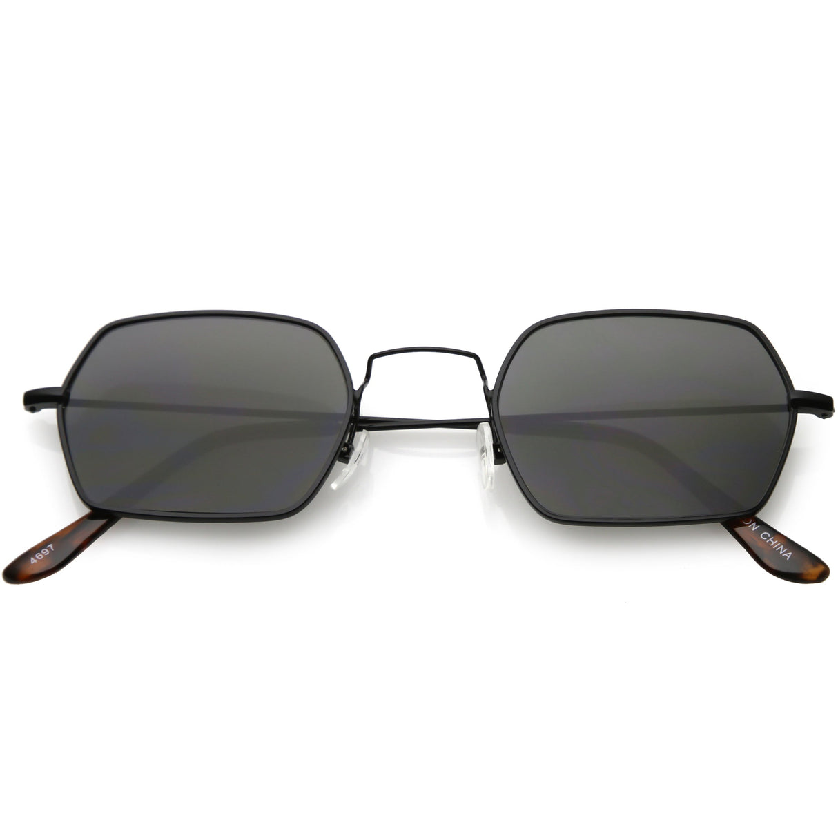 Ultra Slim Metal Hexagon Geometric Sunglasses C633 from zeroUV