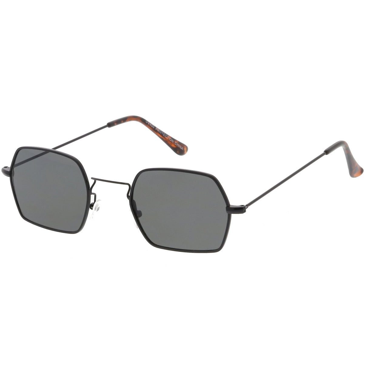 Ultra Slim Metal Hexagon Geometric Sunglasses C633 from zeroUV