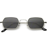 Ultra Slim Metal Hexagon Geometric Sunglasses C633 from zeroUV