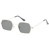 Ultra Slim Metal Hexagon Geometric Sunglasses C633 from zeroUV