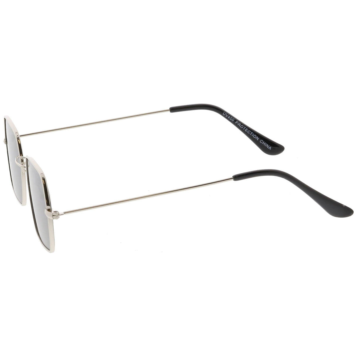 Ultra Slim Metal Hexagon Geometric Sunglasses C633 from zeroUV