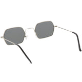 Ultra Slim Metal Hexagon Geometric Sunglasses C633 from zeroUV