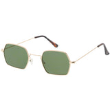Ultra Slim Metal Hexagon Geometric Sunglasses C633 from zeroUV
