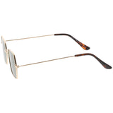 Ultra Slim Metal Hexagon Geometric Sunglasses C633 from zeroUV