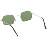 Ultra Slim Metal Hexagon Geometric Sunglasses C633 from zeroUV