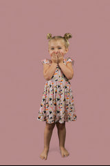 SWEET PEA SUSHI DREAM RUFFLE DRESS from DREAM BIG LITTLE CO