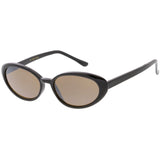 Women's Retro True Vintage Round Oval Mirrored Lens Sunglasses C654 from zeroUV