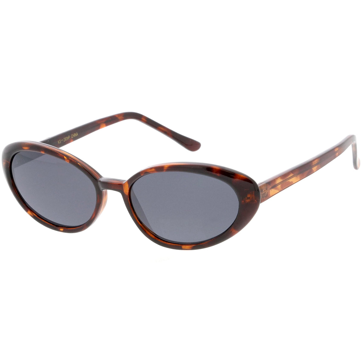 Women's Retro True Vintage Round Oval Mirrored Lens Sunglasses C654 from zeroUV