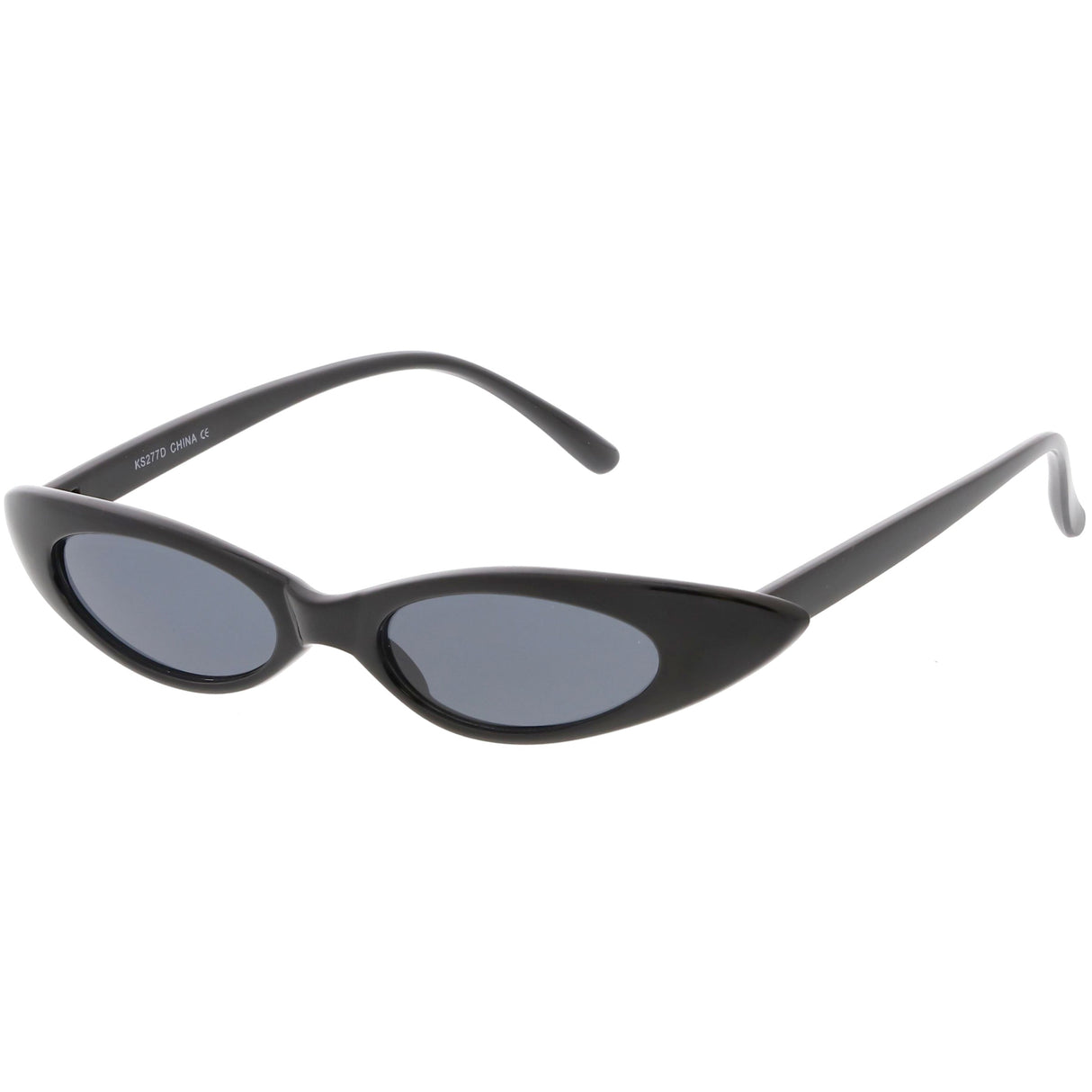 Women's Retro 90's Thin Color Tone Cat Eye Sunglasses C662 from zeroUV