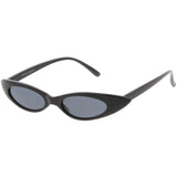 Women's Retro 90's Thin Color Tone Cat Eye Sunglasses C662 from zeroUV