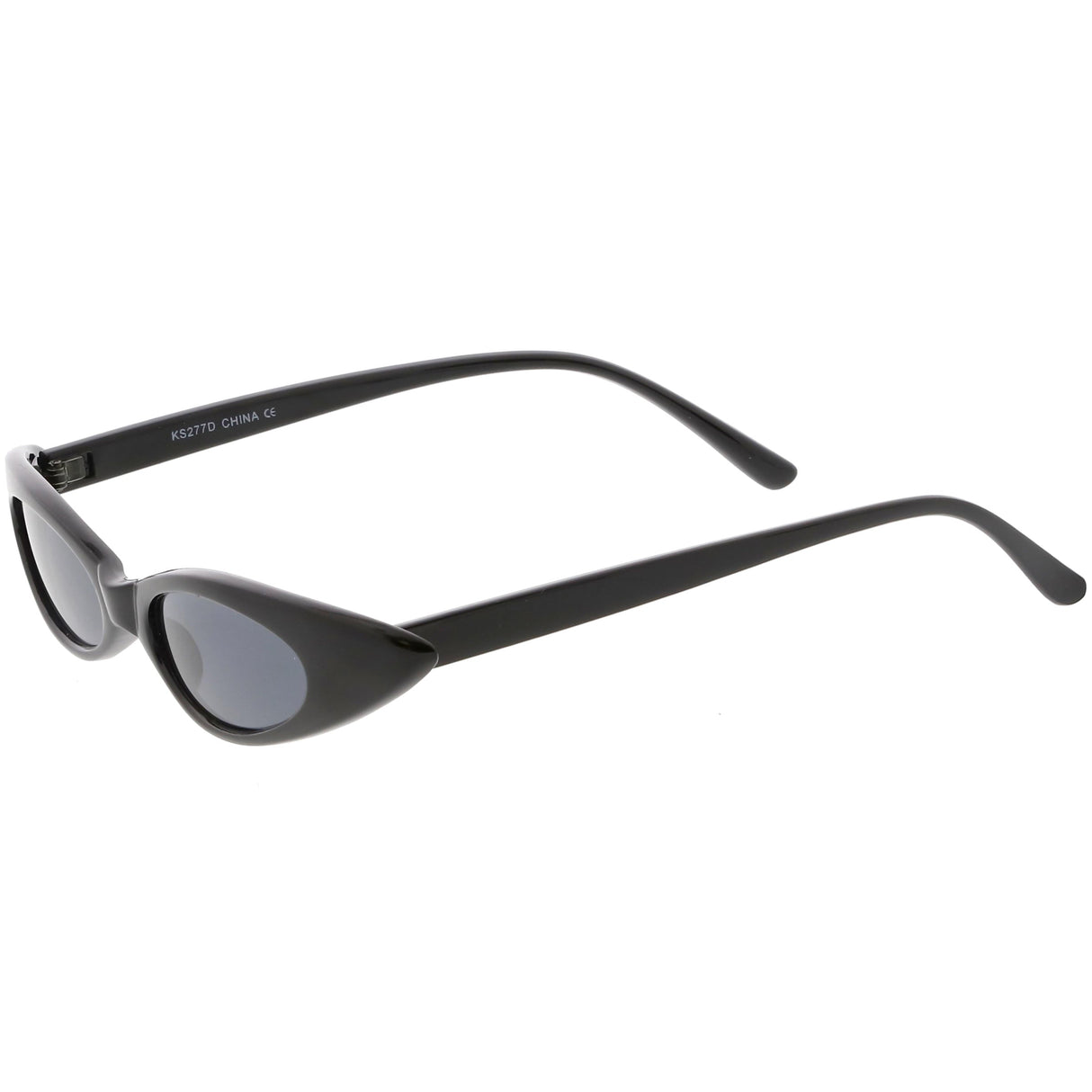 Women's Retro 90's Thin Color Tone Cat Eye Sunglasses C662 from zeroUV