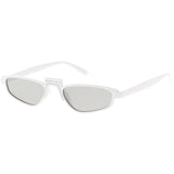Women's Retro Modern Low Bridge Mirrored Lens Cat Eye Sunglasses C670 from zeroUV