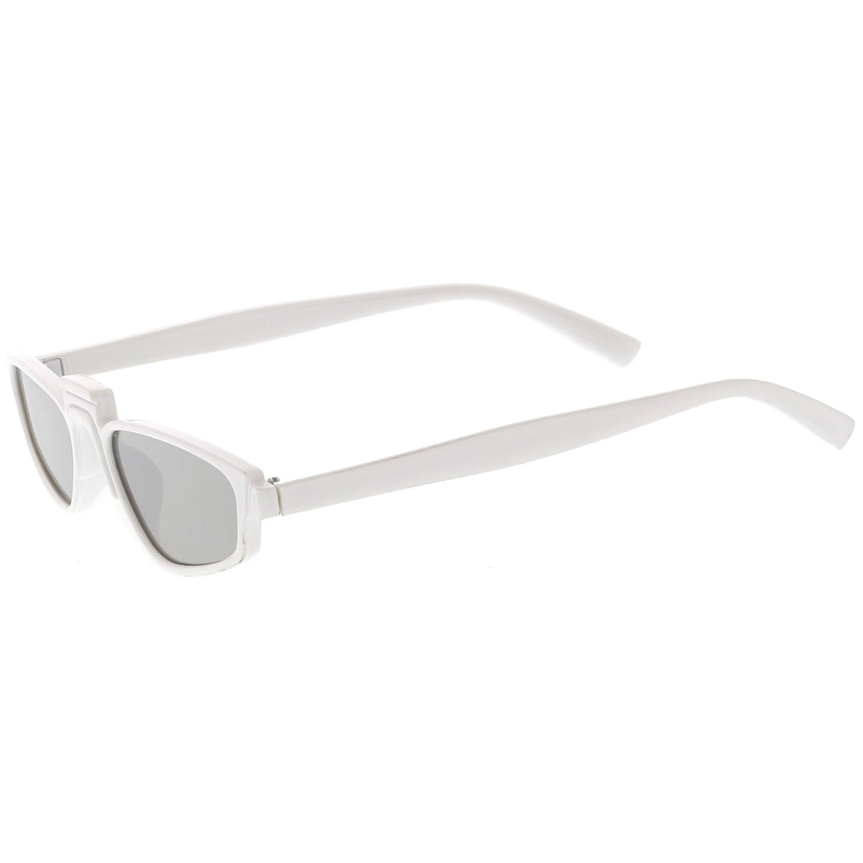 Women's Retro Modern Low Bridge Mirrored Lens Cat Eye Sunglasses C670 from zeroUV