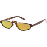 Women's Retro Modern Low Bridge Mirrored Lens Cat Eye Sunglasses C670 from zeroUV