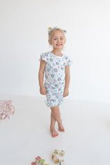 Dream Big Little Co x CoComelon SPRINGTIME MELON DREAM CAP SEEVE TOP from DREAM BIG LITTLE CO