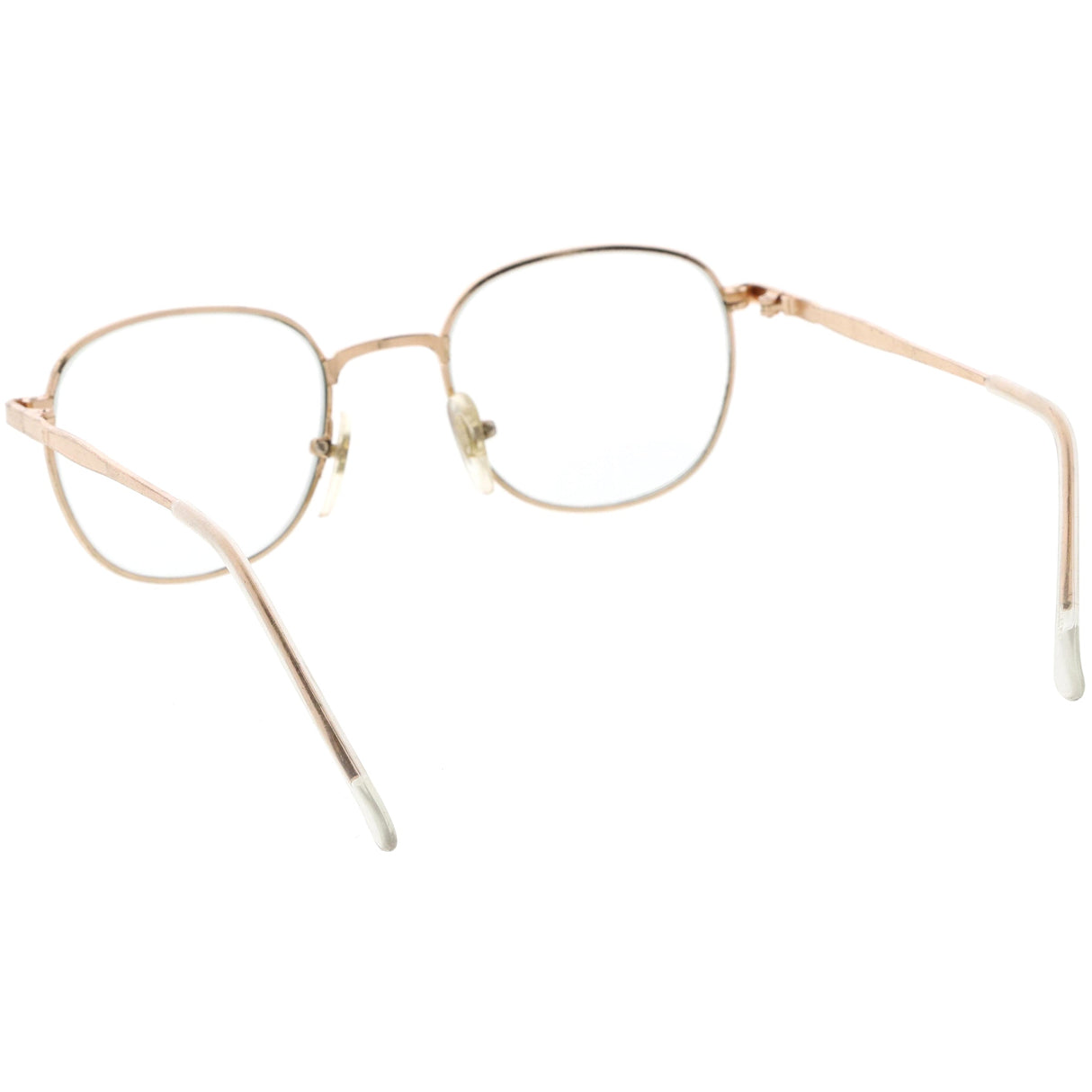 True Vintage Dapper Square Clear Lens Glasses C718 from zeroUV
