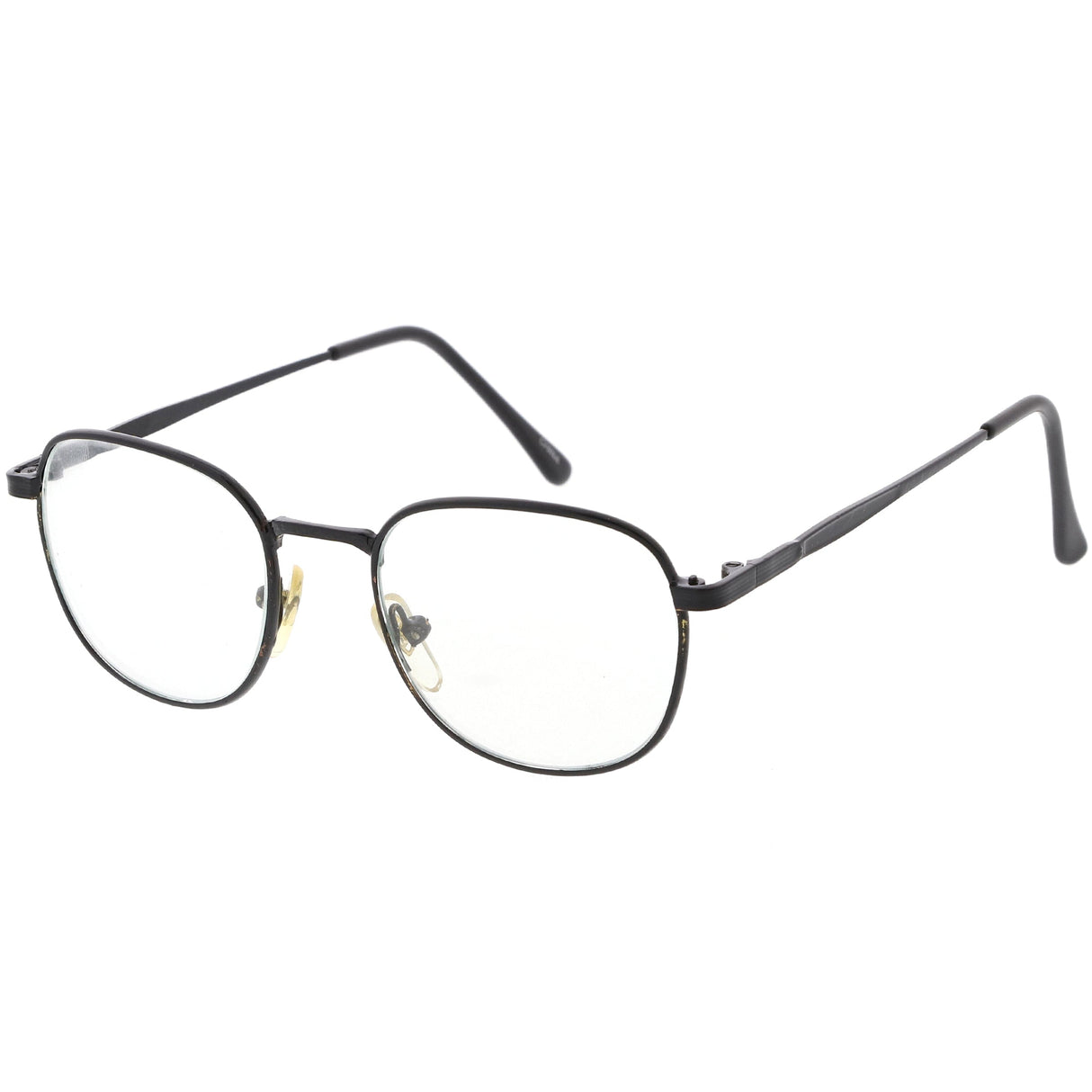 True Vintage Dapper Square Clear Lens Glasses C718 from zeroUV
