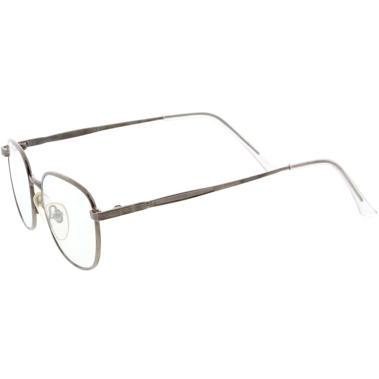 True Vintage Dapper Square Clear Lens Glasses C718 from zeroUV