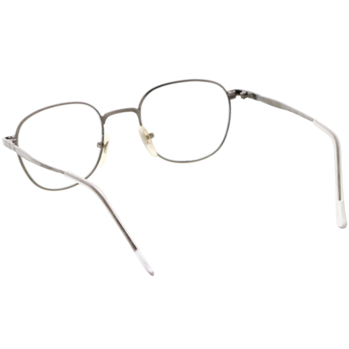True Vintage Dapper Square Clear Lens Glasses C718 from zeroUV