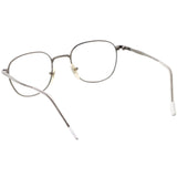 True Vintage Dapper Square Clear Lens Glasses C718 from zeroUV