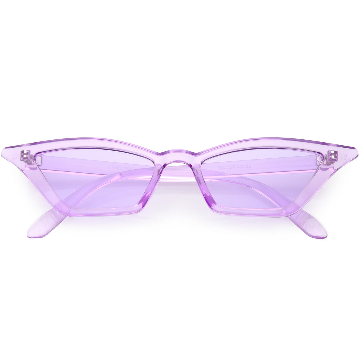 Women's Colorful Translucent Color Tone Lens Cat Eye Sunglasses C735 from zeroUV