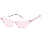 Women's Colorful Translucent Color Tone Lens Cat Eye Sunglasses C735 from zeroUV