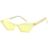 Women's Colorful Translucent Color Tone Lens Cat Eye Sunglasses C735 from zeroUV