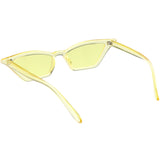 Women's Colorful Translucent Color Tone Lens Cat Eye Sunglasses C735 from zeroUV