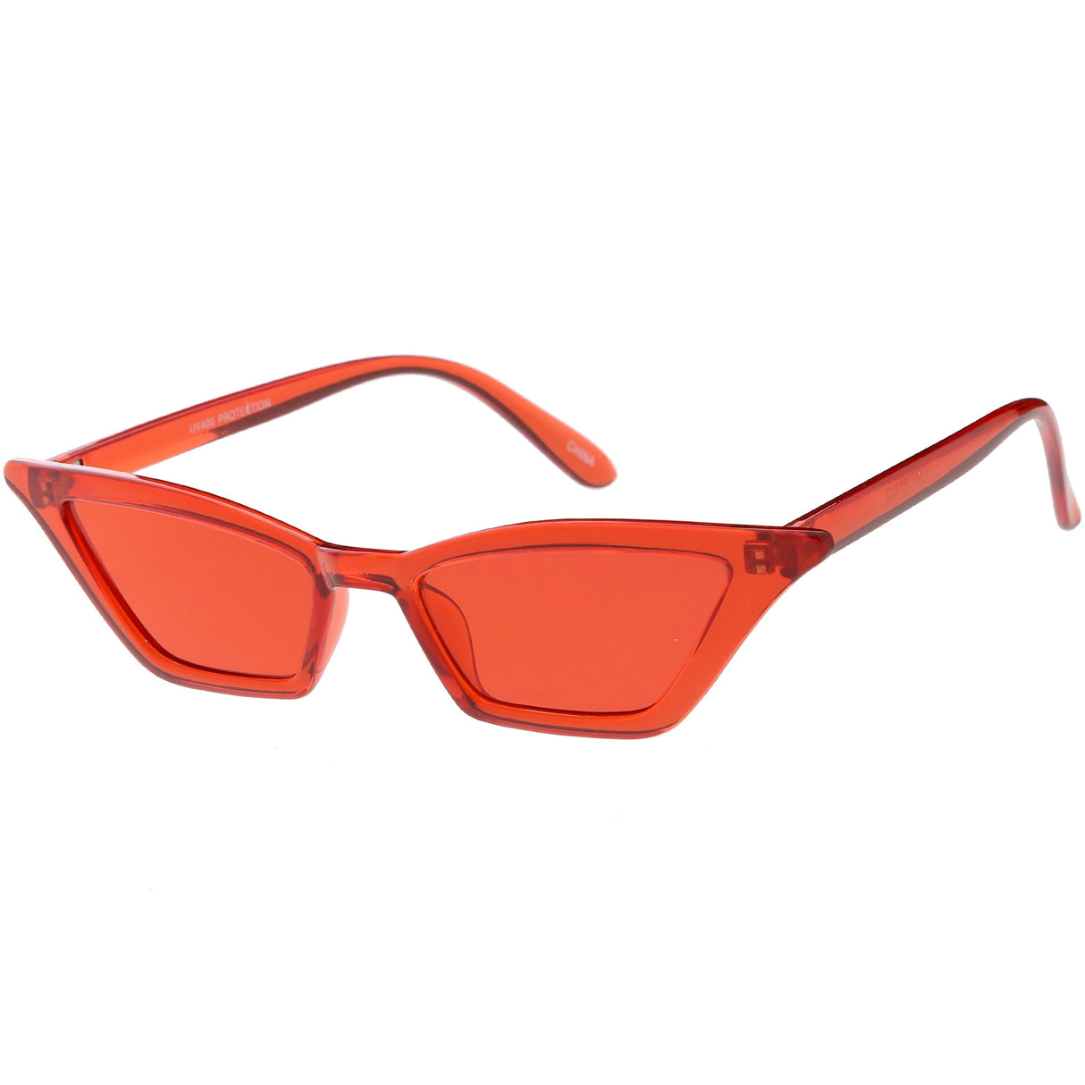 Women's Colorful Translucent Color Tone Lens Cat Eye Sunglasses C735 from zeroUV