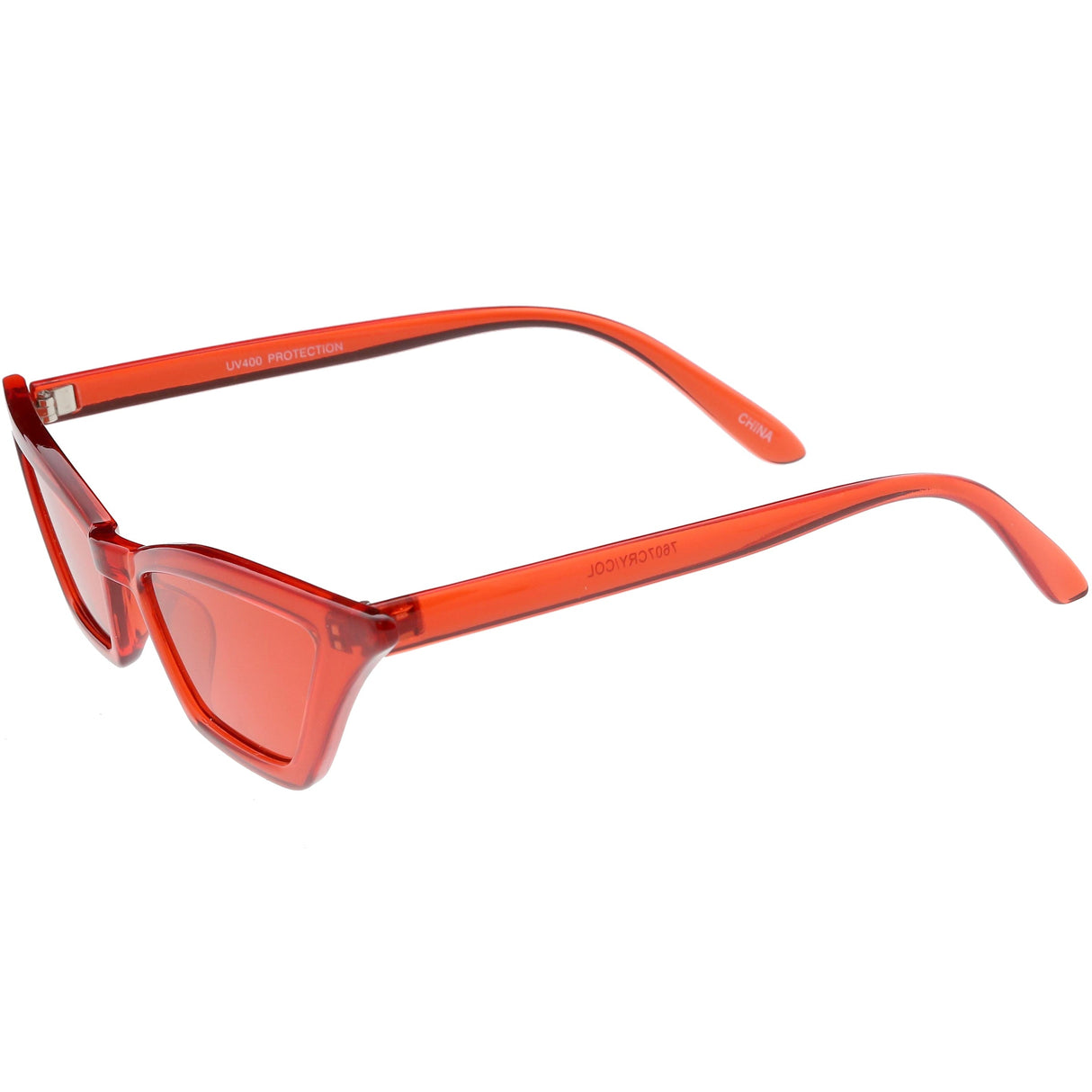 Women's Colorful Translucent Color Tone Lens Cat Eye Sunglasses C735 from zeroUV