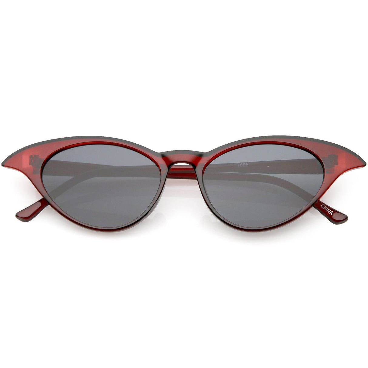 Women's Retro Low Pointed Cat Eye Sunglasses C737 from zeroUV