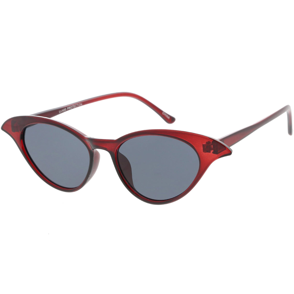 Women's Retro Low Pointed Cat Eye Sunglasses C737 from zeroUV
