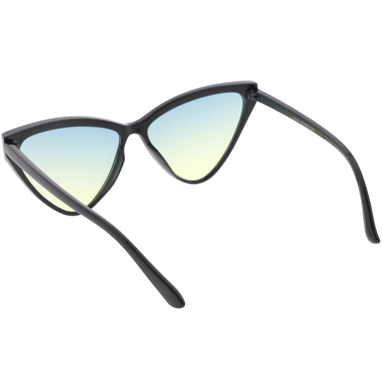 Women's Oversize High Tipped Color Tone Cat Eye Sunglasses C739 from zeroUV