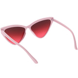 Women's Oversize High Tipped Color Tone Cat Eye Sunglasses C739 from zeroUV