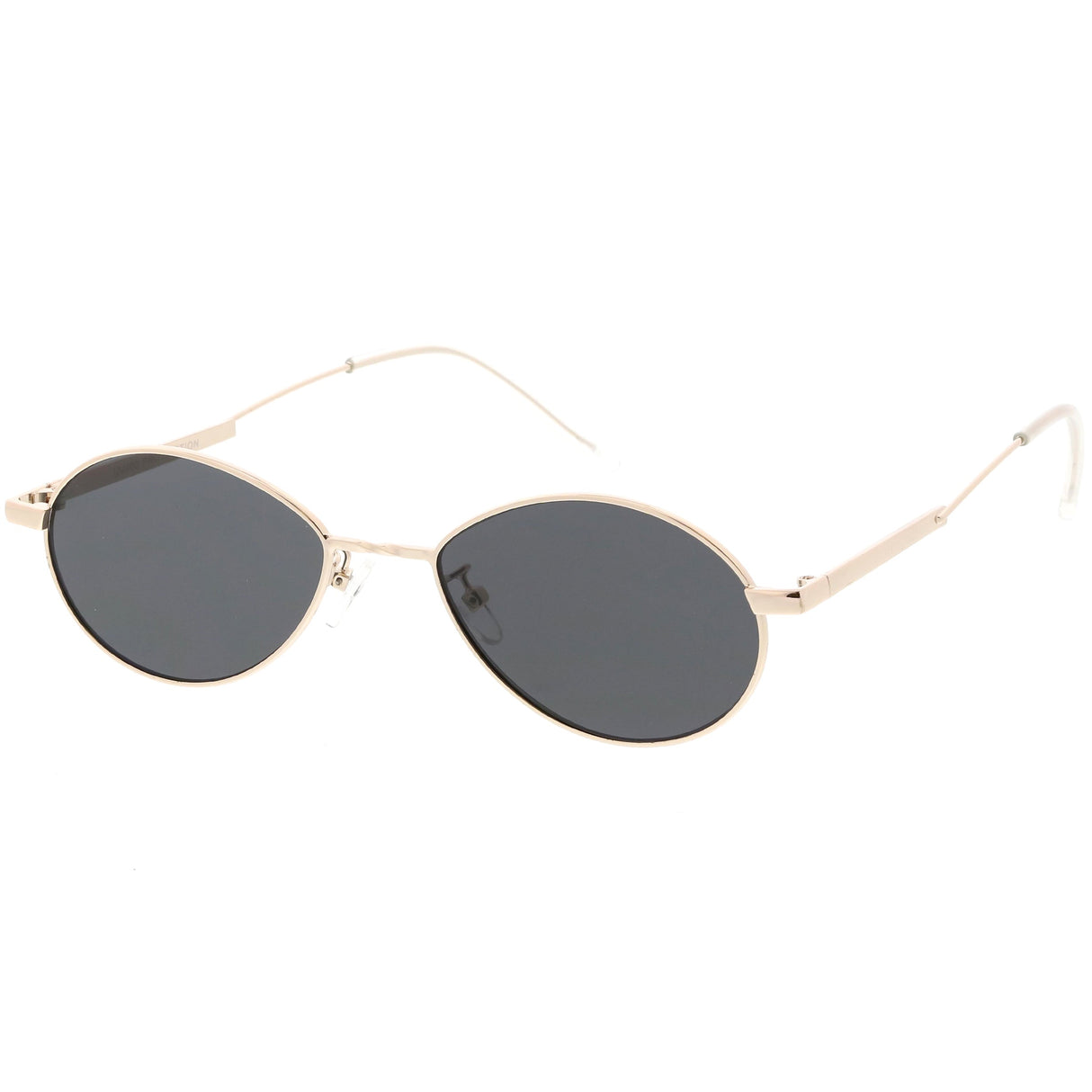 Classic Retro Unisex Metal Oval Dapper Sunglasses C741 from zeroUV