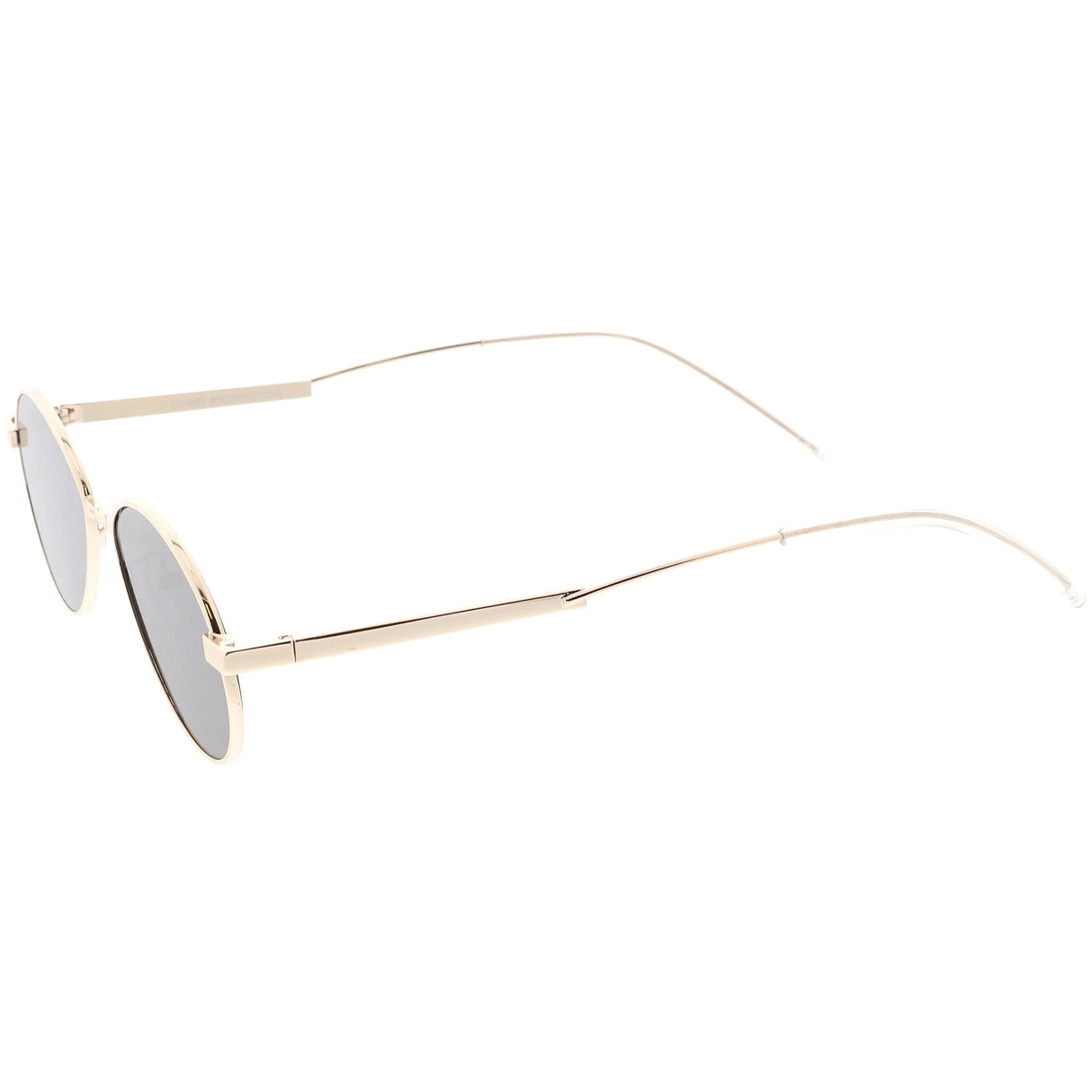 Classic Retro Unisex Metal Oval Dapper Sunglasses C741 from zeroUV