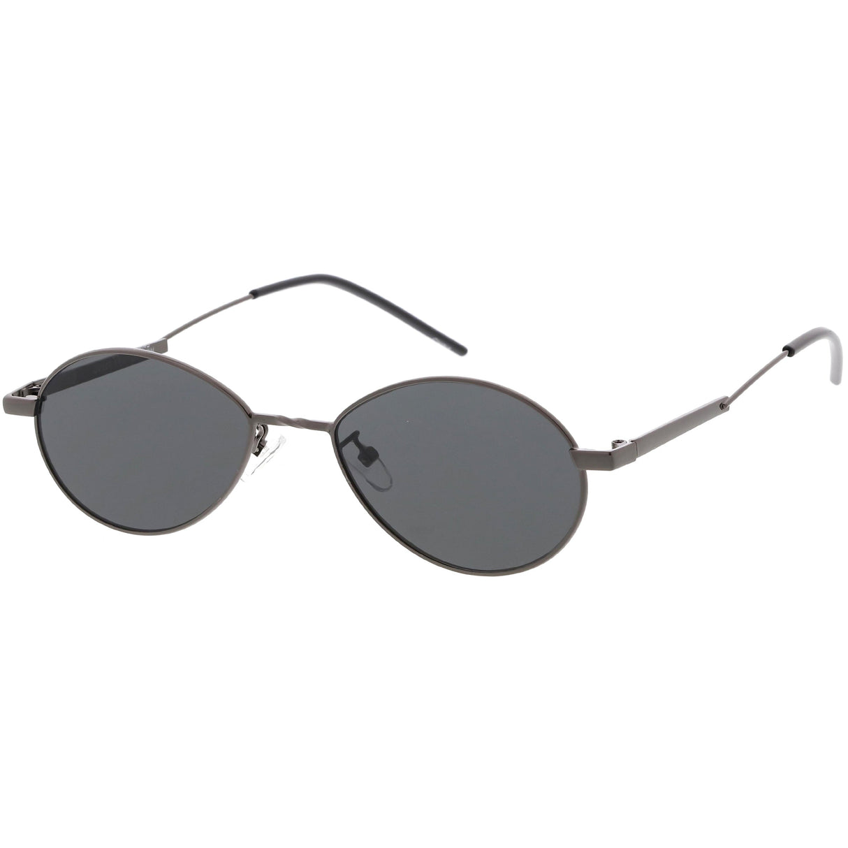 Classic Retro Unisex Metal Oval Dapper Sunglasses C741 from zeroUV