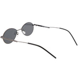 Classic Retro Unisex Metal Oval Dapper Sunglasses C741 from zeroUV