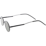 Classic Retro Unisex Metal Oval Dapper Sunglasses C741 from zeroUV