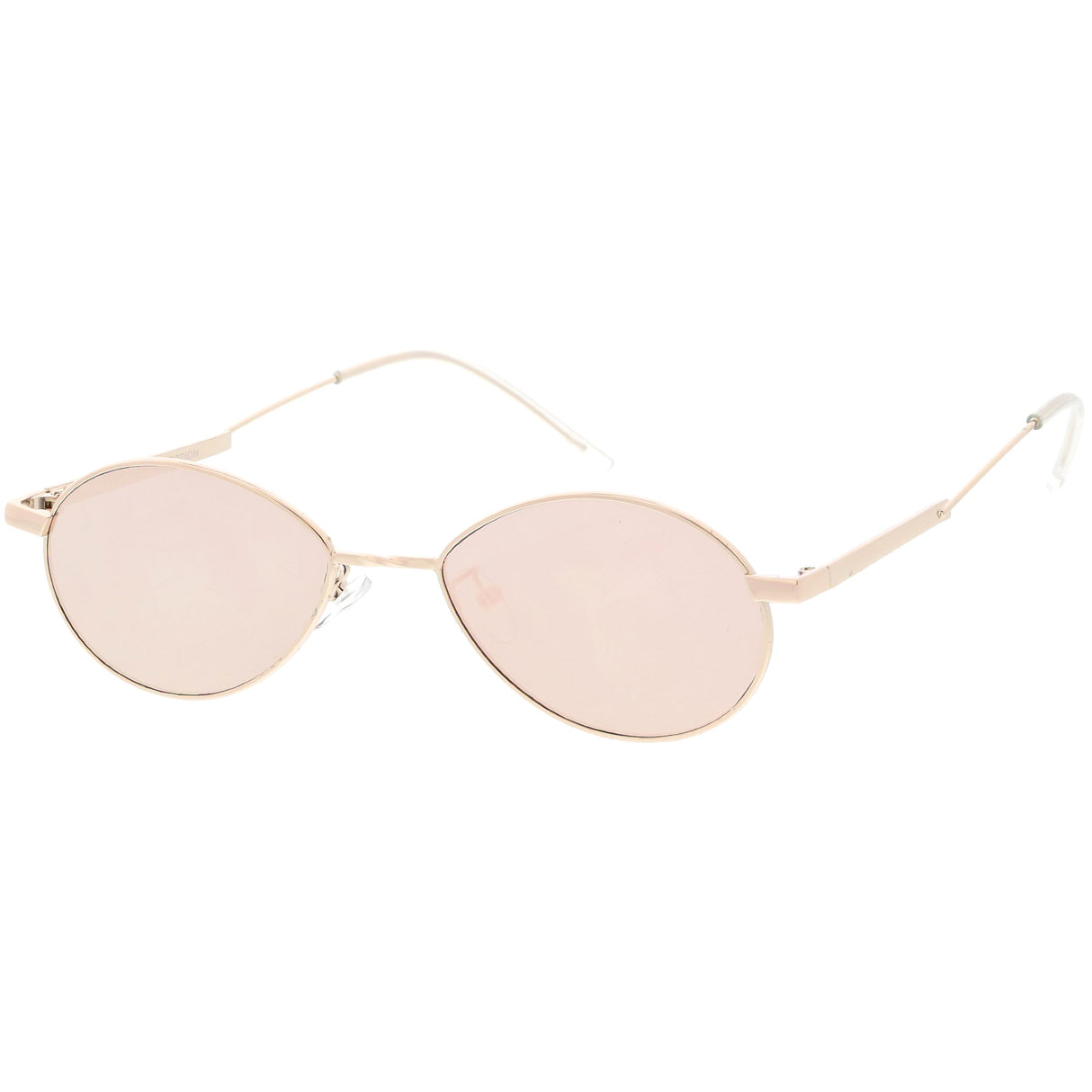 Classic Retro Unisex Metal Oval Dapper Sunglasses C741 from zeroUV
