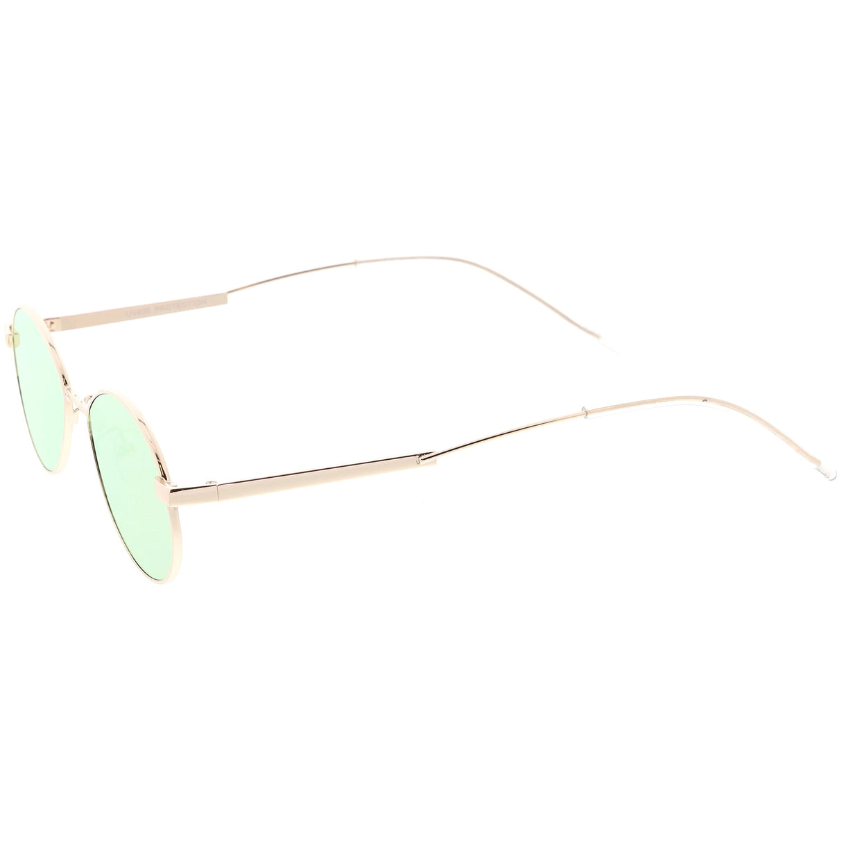 Classic Retro Unisex Metal Oval Dapper Sunglasses C741 from zeroUV