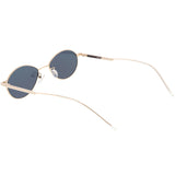 Classic Retro Unisex Metal Oval Dapper Sunglasses C741 from zeroUV