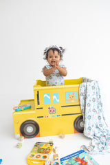 Dream Big Little Co x CoComelon SPRINGTIME MELON DREAM CAP SEEVE TOP from DREAM BIG LITTLE CO