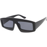 Futuristic Retro Rectangle Block Flat Lens Sunglasses C752 from zeroUV