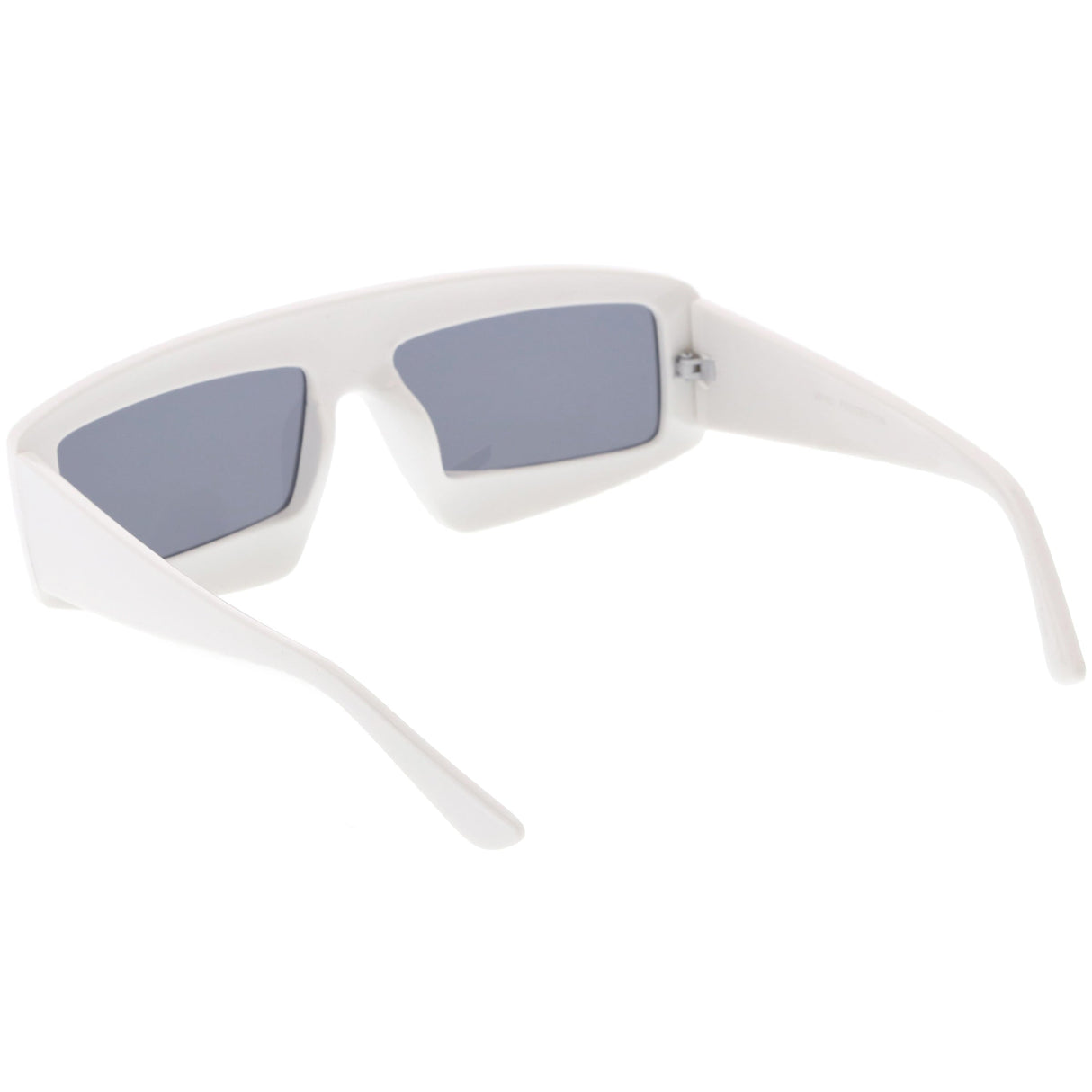 Futuristic Retro Rectangle Block Flat Lens Sunglasses C752 from zeroUV
